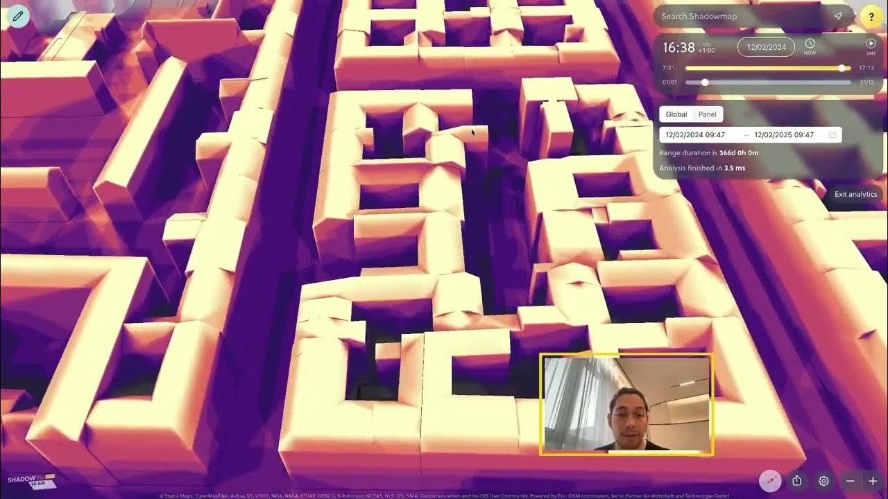 shadowmap_org's tweet card. Shadowmap 3D Solar Analytics Tour