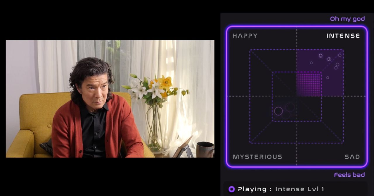 lazybrain_'s tweet card. A composer and the co-creator of Siri are trying to create background music that responds to the listener's feelings.