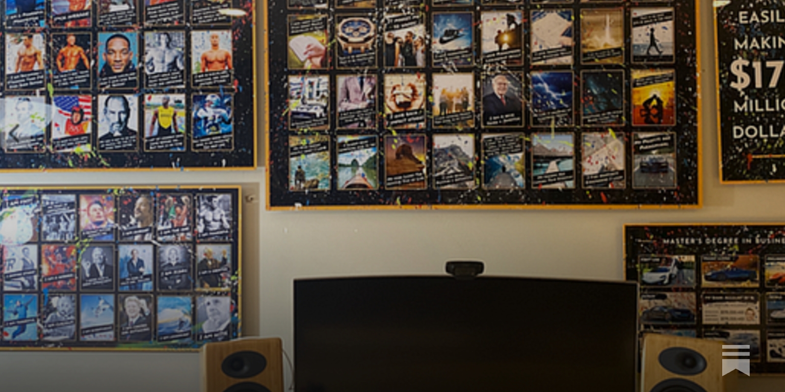 kennypliu's tweet card. 120: The non B.S. way to build vision board.