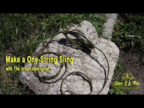 TheUrbanAbo's tweet card. Make a One-String Sling w/ The Urban-Abo