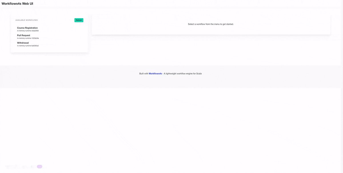 Business4scala's tweet card. Today I’m glad to announce Workflows4s Web UI — a new milestone for the Workflows4s project and the result of four months of work and…