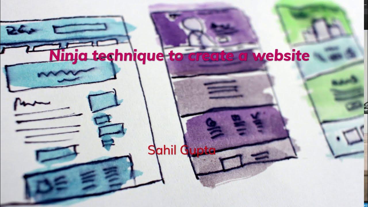 Institute_Vi's tweet card. Ninja technique to create a website 😎😎