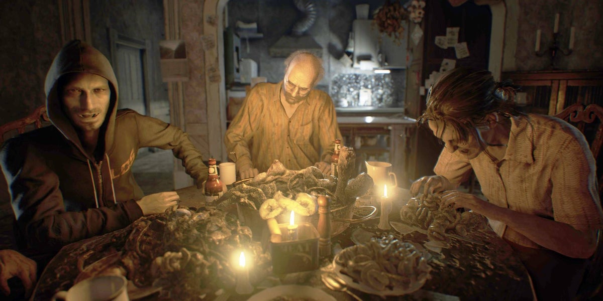 appleflopped's tweet card. Sales of Resident Evil 7 on iOS have flopped, having been bought by under 2000 people.