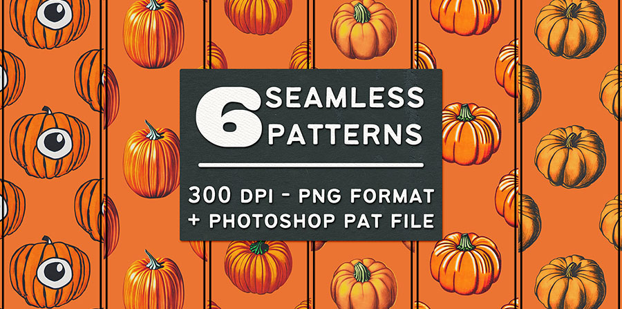 heathergreen's tweet card. Free download: transparent png seamless tiling Halloween pumpkin patterns.