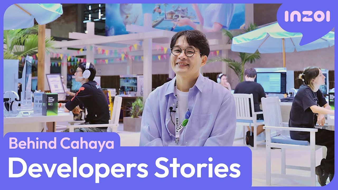 PlayinZOI's tweet card. inZOI: Behind Cahaya – Developers Stories @ gamescom 2025