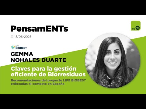 ENTmediambient's tweet card. PensamENTs | Gemma Nohales "Claves para la gestión eficiente de...