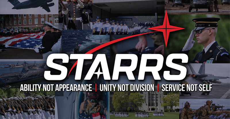 aeonwebmktg's tweet card. STARRS works to eliminate the CRT/DEI/Woke agenda in the US Military and promote the return to a warfighter ethos of meritocracy, lethality, readiness, accountability and excellence in the military.