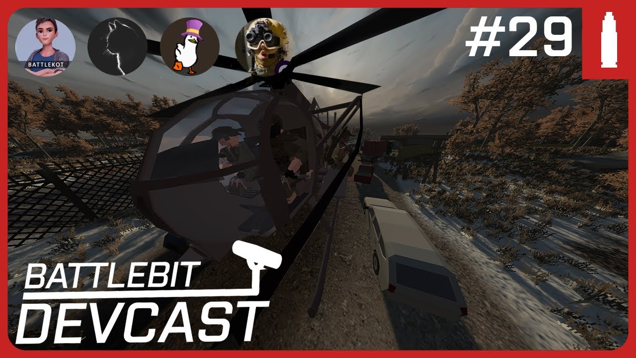 BattleBitGame's tweet card. Devcast#29 - Explosions, Balancing and UI