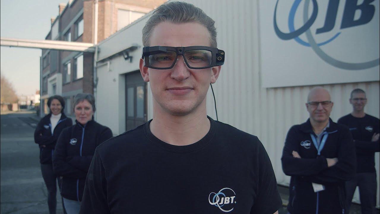 iristick's tweet card. JBT deploys Iristick smart glasses to support Customer Care Team