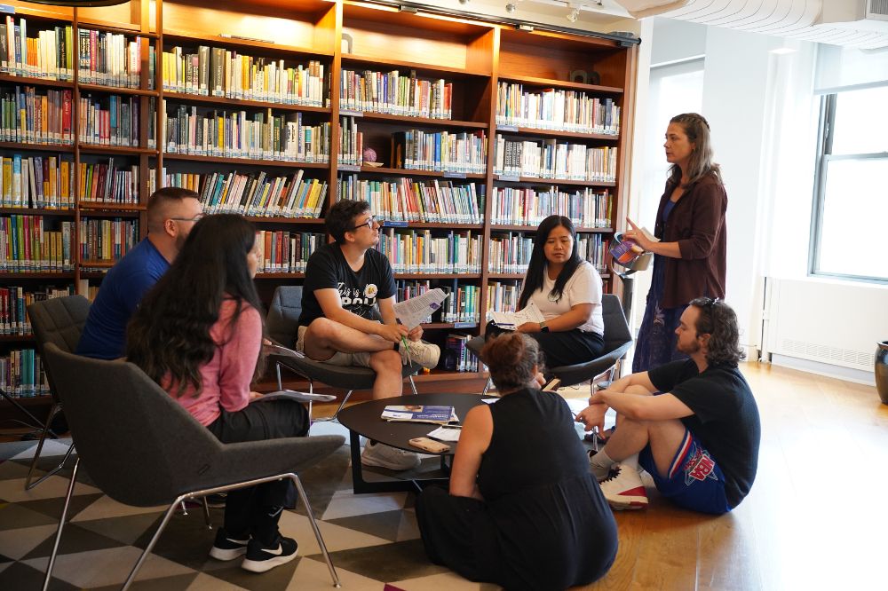 MathforAmerica's tweet card. On a summer morning at Rockefeller University, high school students huddle over lab benches, cultivating stem cells, testing water samples from New York Harbor, or designing diagnostic tools for...