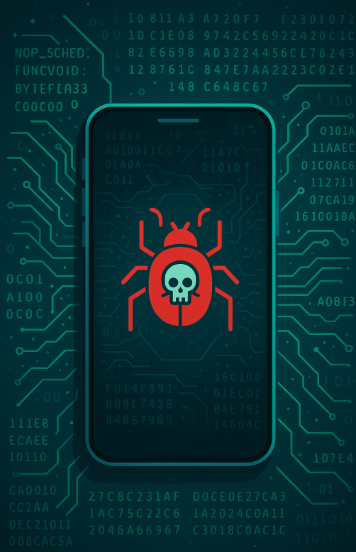 just_infosec_'s tweet card. Mobile malware is the daily grind we fight, not some rare headline. Attackers hide bad code inside flashy utilities, fake updates, or links…