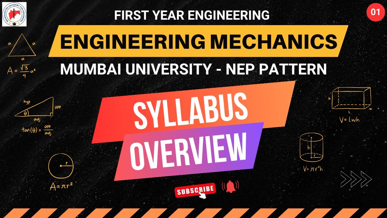 Tej_Chaudhari_'s tweet card. 🚀 Engineering Mechanics SEM-1 MU NEP 2025 | First-Year Syllabus...