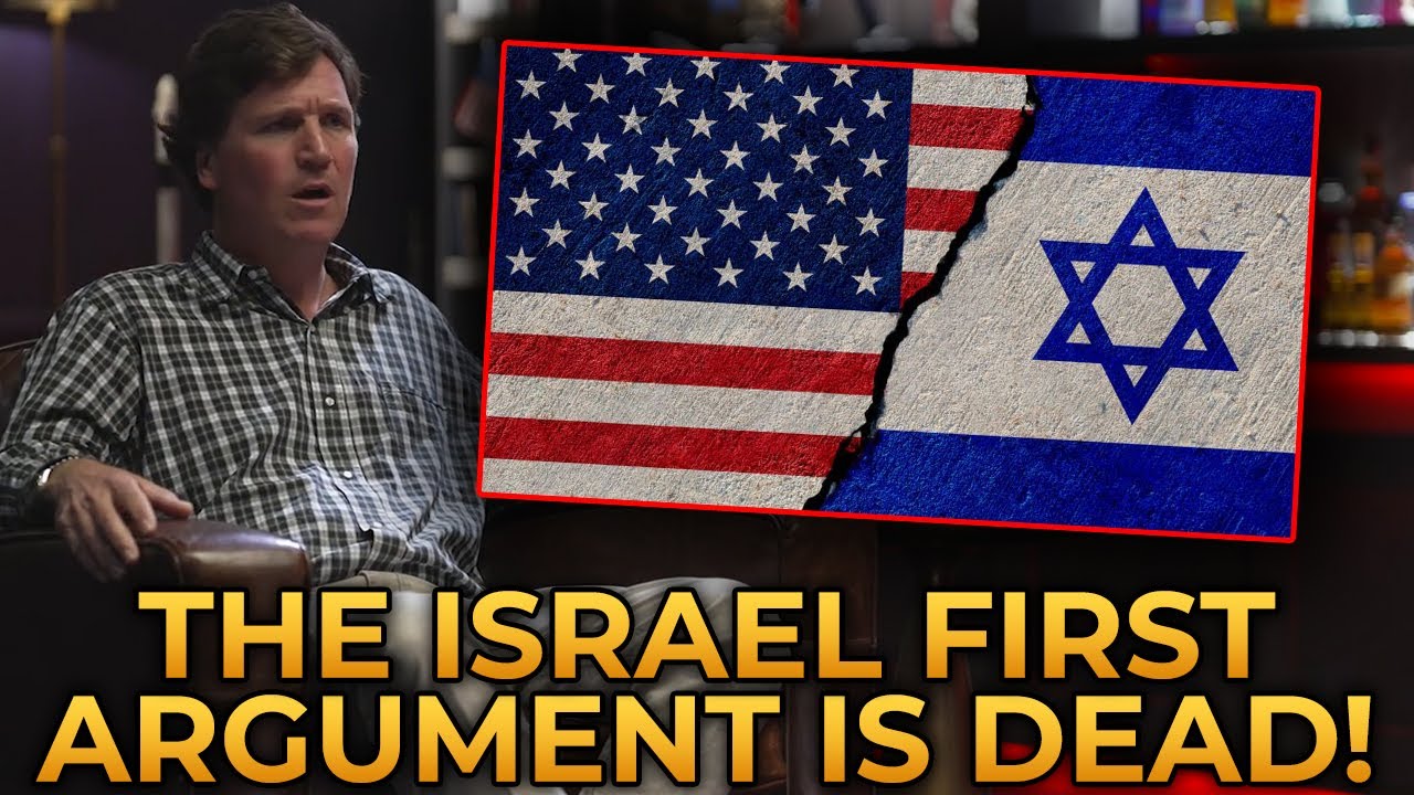 oblomovesoteric's tweet card. Tucker Carlson DECLARES That the Israel First Argument Is DEAD