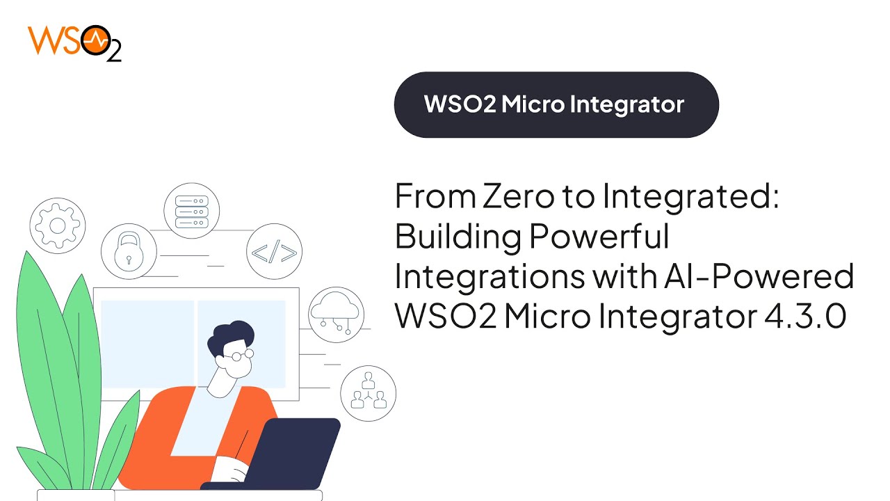 wso2's tweet card. Building Powerful Integrations with AI-Powered WSO2 Micro Integrator...