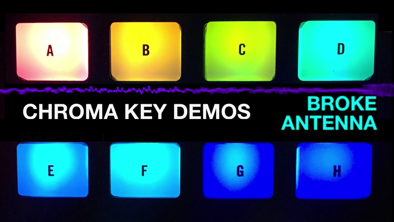 kevnmoore's tweet card. Chroma Key Demos: 04 Broke Antenna