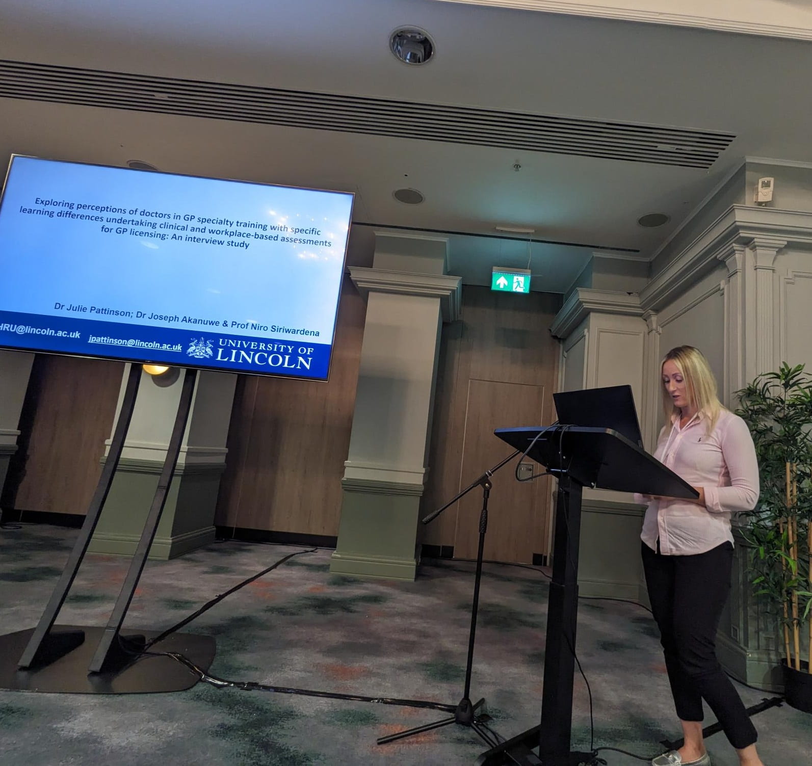 CaHRU_UoL's tweet card. Members of the CaHRU team, Despina Laparidou, Dr Julie Pattinson and Prof Niro Siriwardena joined primary care scientists from the UK and internationally at the 51st Society for Academic Primary Ca…