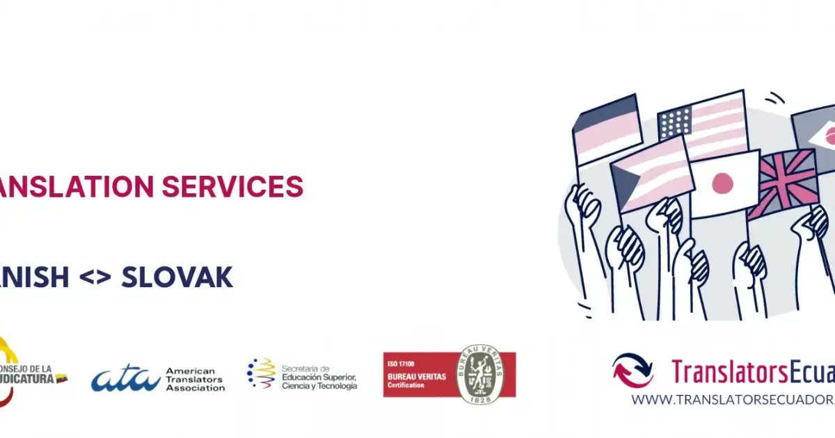 ecutransen01's tweet card. Get accurate and reliable certified translation services from Slovak to Spanish in Guayaquil. Our expert linguists ensure precise communication for legal, academic, and personal documents with a...