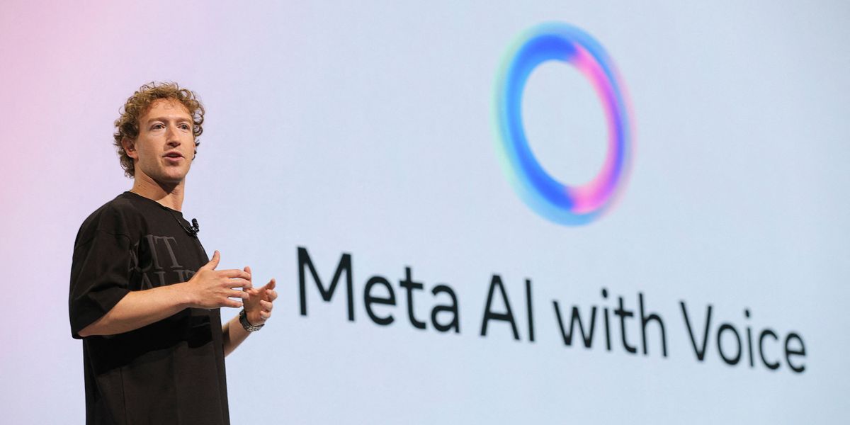 SPIEGEL_Netz's tweet card. Der Facebook-Konzern strebt nach einer Führungsrolle bei künstlicher Intelligenz. Dafür sollen laut Chef Mark Zuckerberg neue Datenzentren entstehen. Deren Namen sind bombastisch – der Energieverbr...