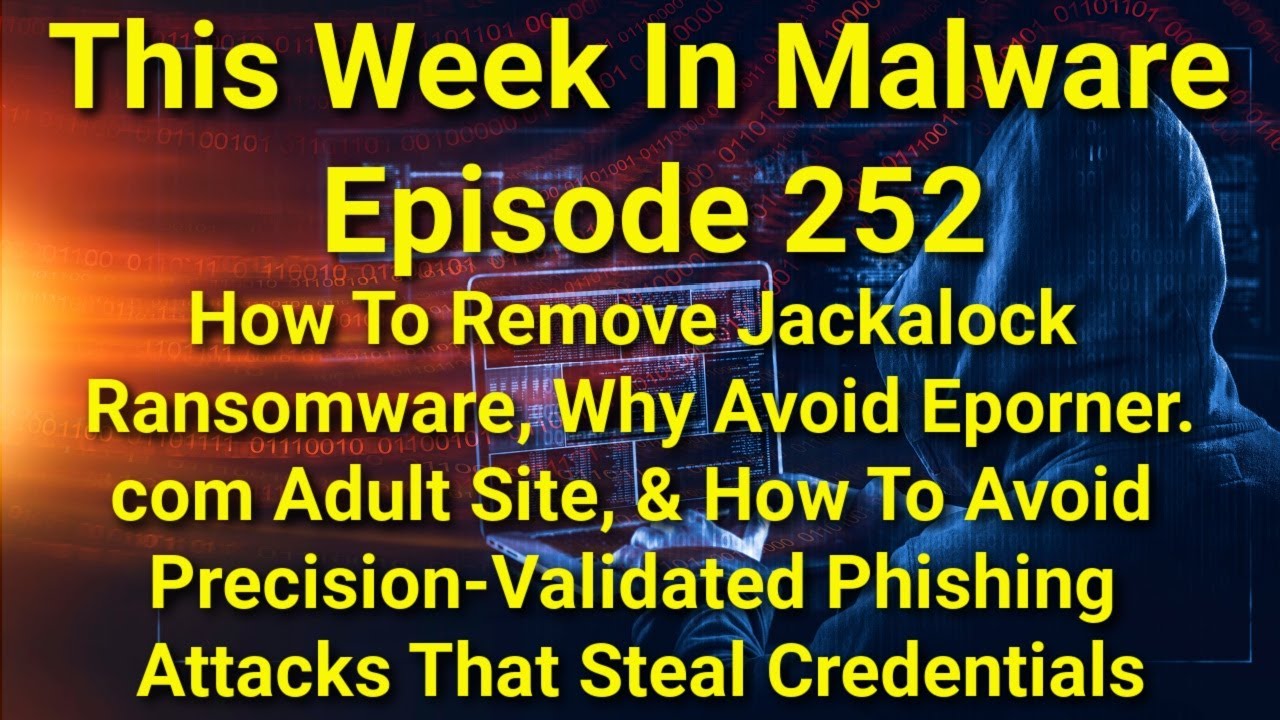 enigmasoftware's tweet card. TWIM Ep252: Remove Jackalock Ransomware, Beware of Eporner.com, &...