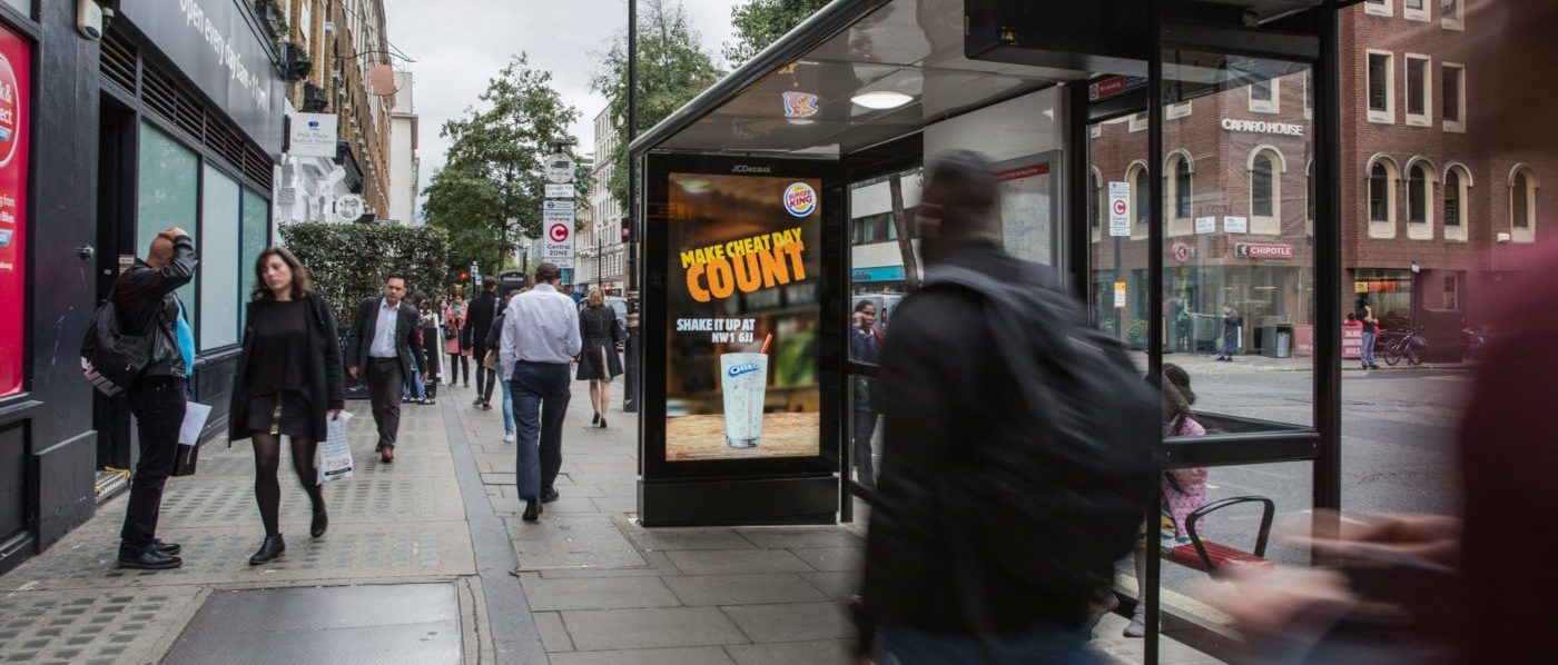 ADstruc's tweet card. Burger King's vp of marketing in the U.K. said outdoor ads can combine mass advertising with a hyperlocal approach.