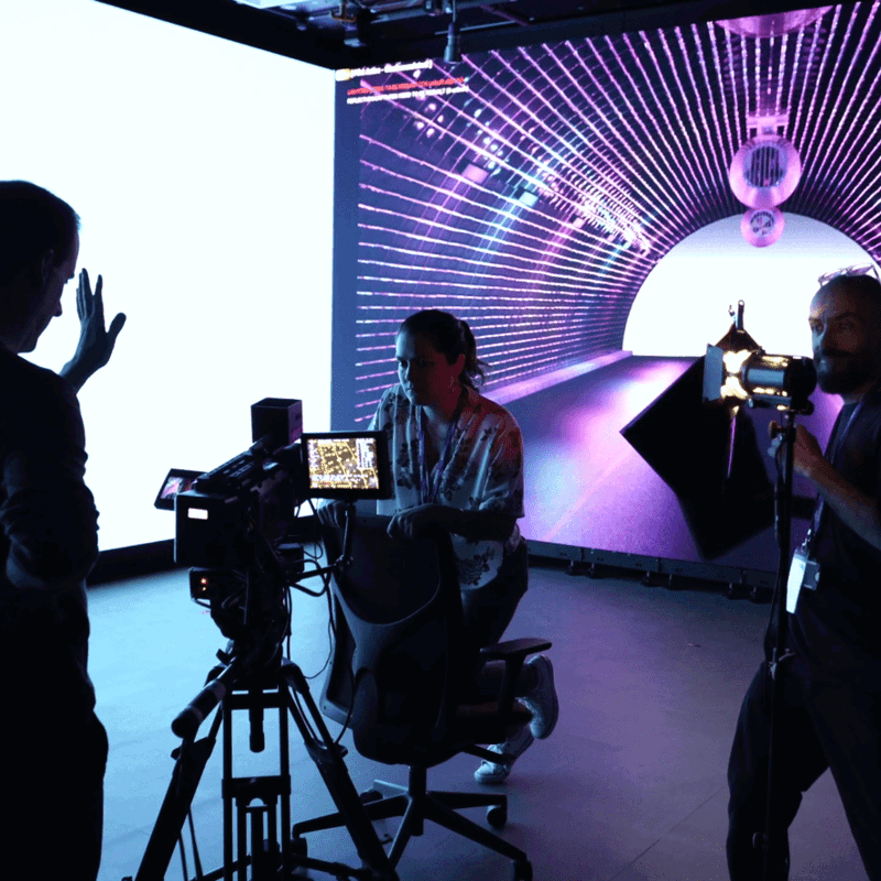 AbertayUni's tweet card. Abertay University to lead new Dundee virtual production hub and partner on national lab