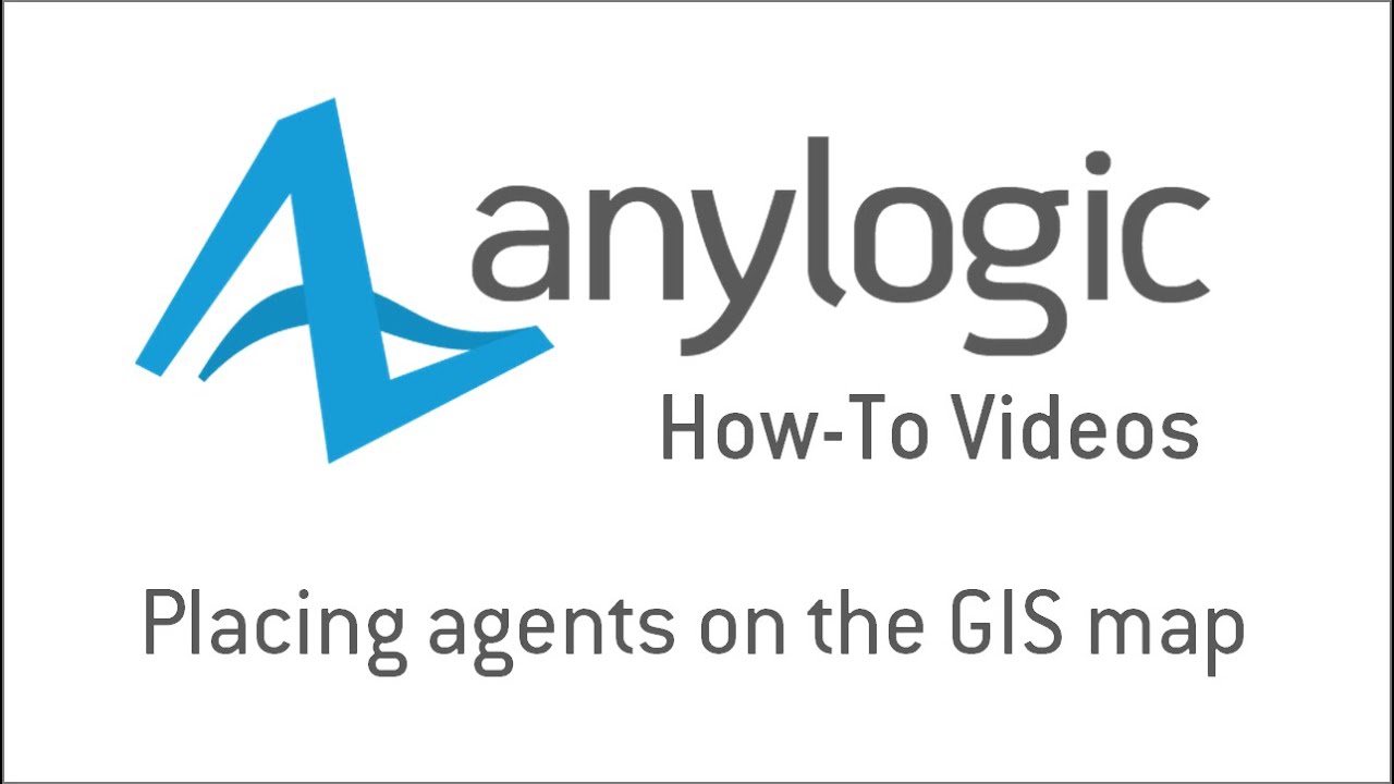 AnyLogicBooks's tweet card. Placing agents on the GIS map