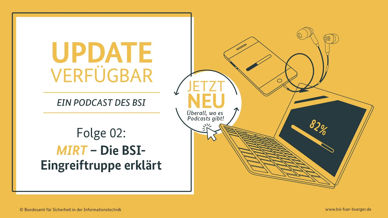 mdwuc's tweet card. #02 Update verfügbar - MIRT | BSI