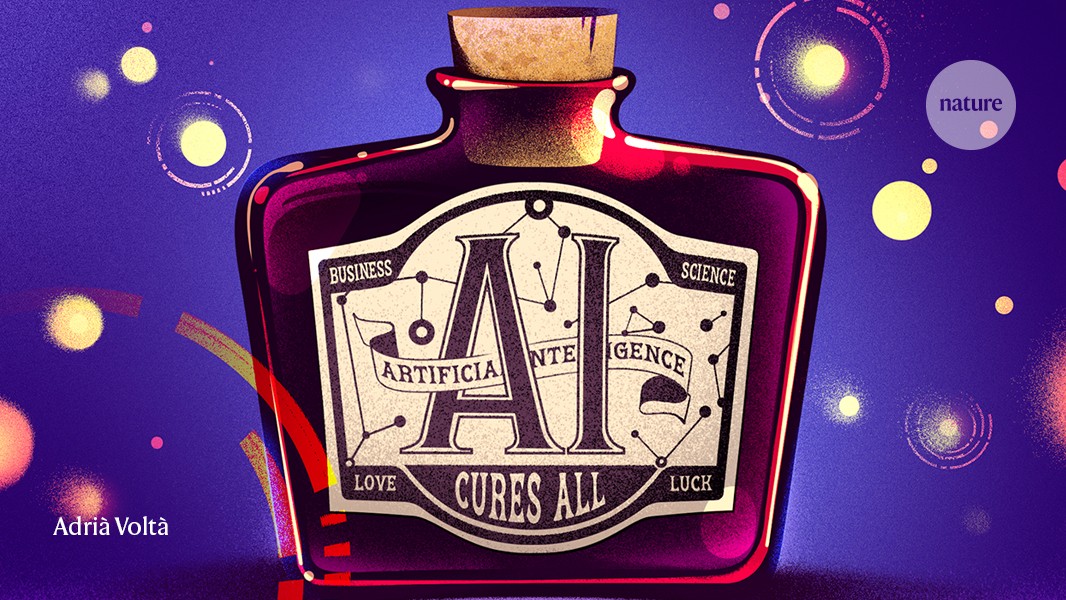 Nature's tweet card. Nature - Scientists worry that ill-informed use of artificial intelligence is driving a deluge of unreliable or useless research.