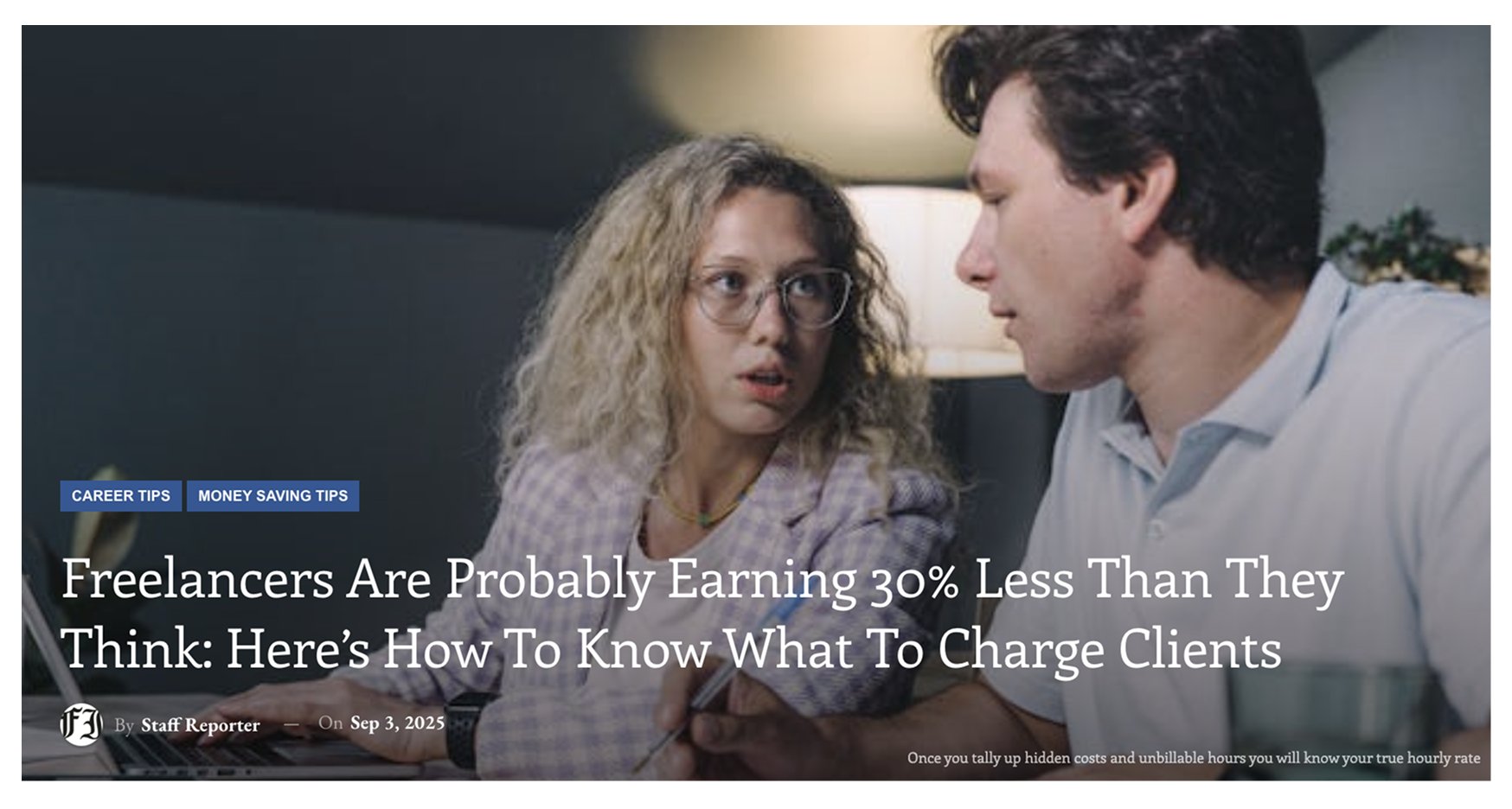 yozm_it's tweet card. 혹시 프리랜서 개발자로 일하고 계신가요? 혹은, SI를 운영하고 계신가요? 그렇다면 혹시, 이번 달 돈을 받지 못한 공짜 노동은 몇 시간 정도 하셨는지 계산해 보셨나요? 실제로 해외 프리랜서 전문 매체 프리랜서 인포머(Freelance Informer)의 분석에 따르면, 많은 프리랜서가 업무 시간의 약 30%를 고객 확보, 행정, 제안서 작성 등 청구...