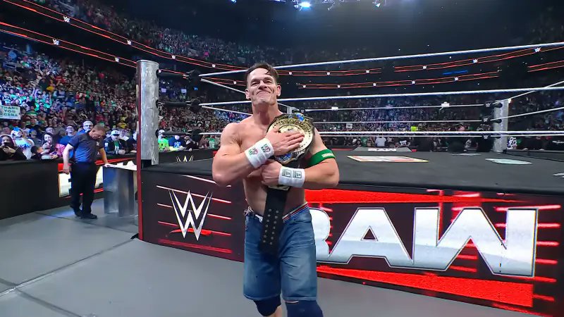 MainEventNews's tweet card. BOSTON, MA — November 10, 2025 — In a moment that will go down as one of the most emotional nights in WWE history, John Cena captured the one title that ha...