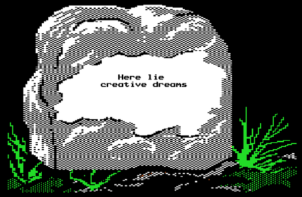 guj's tweet card. …or how we put off our creative dreams for our entire lives