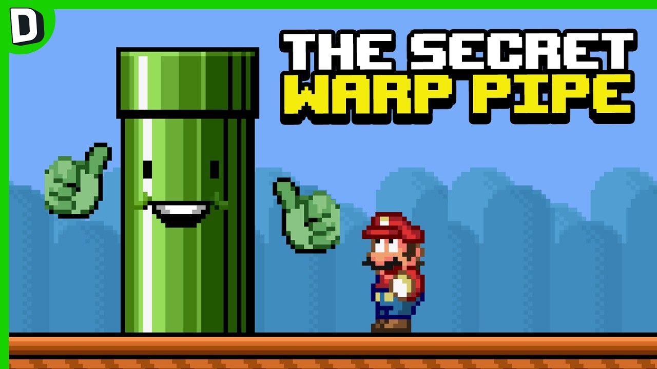 ChaseJSuddarth's tweet card. The Worst Warp Pipe In Super Mario Bros