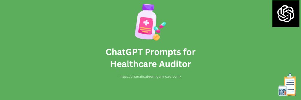 DevelopWYL's tweet card. 🏥 ChatGPT Prompts for Healthcare AuditorsYour AI Companion for Streamlined Healthcare Compliance & Quality AuditsElevate the precision and efficiency of your healthcare audits with “ChatGPT Pro...