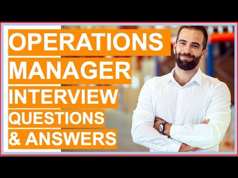 newjobzone's tweet card. OPERATIONS MANAGER Interview Questions and Answers!