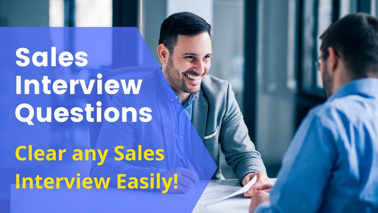 newjobzone's tweet card. Sales interview questions | Interview for sales | Clear Sales...