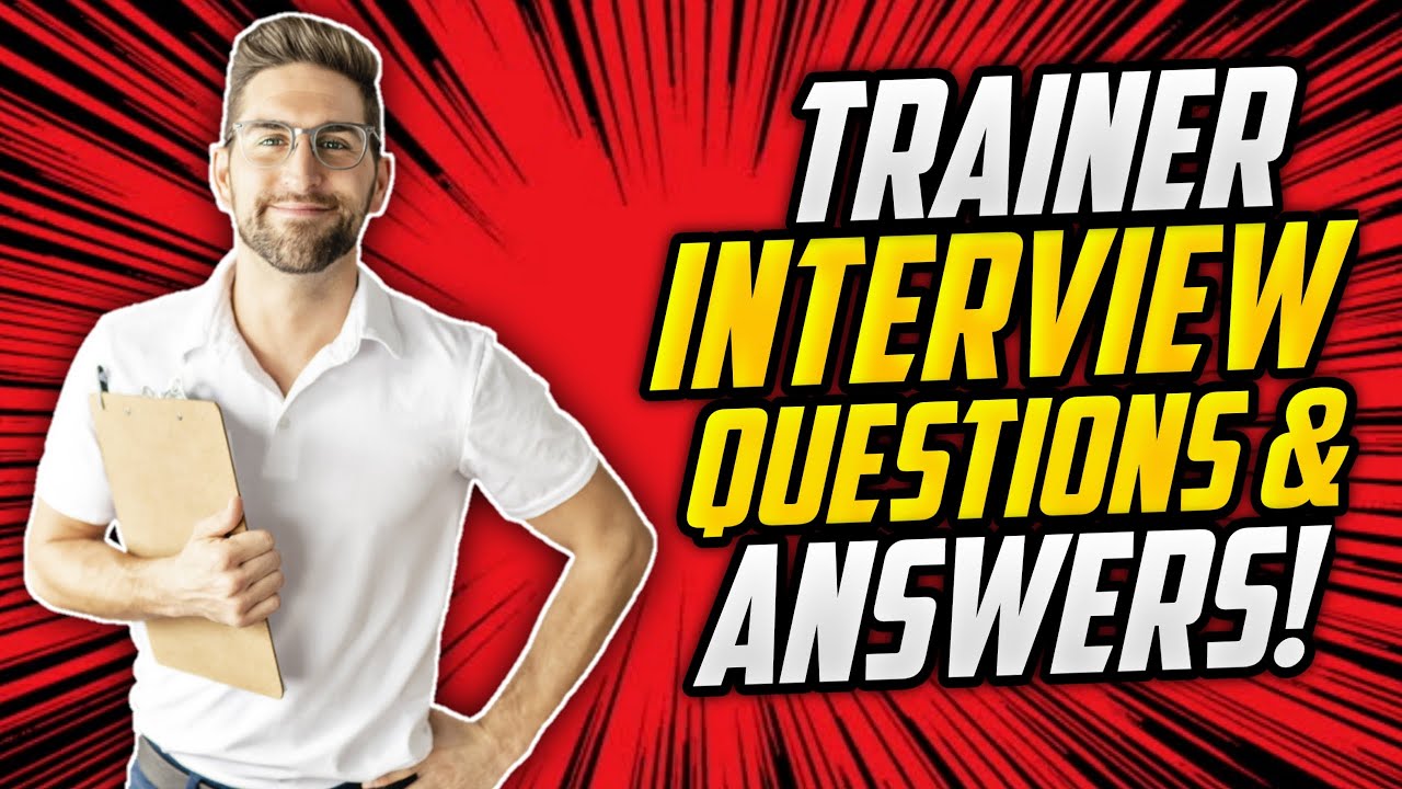 newjobzone's tweet card. TRAINER Interview Questions And Answers! (How to PASS a Trainer Job...