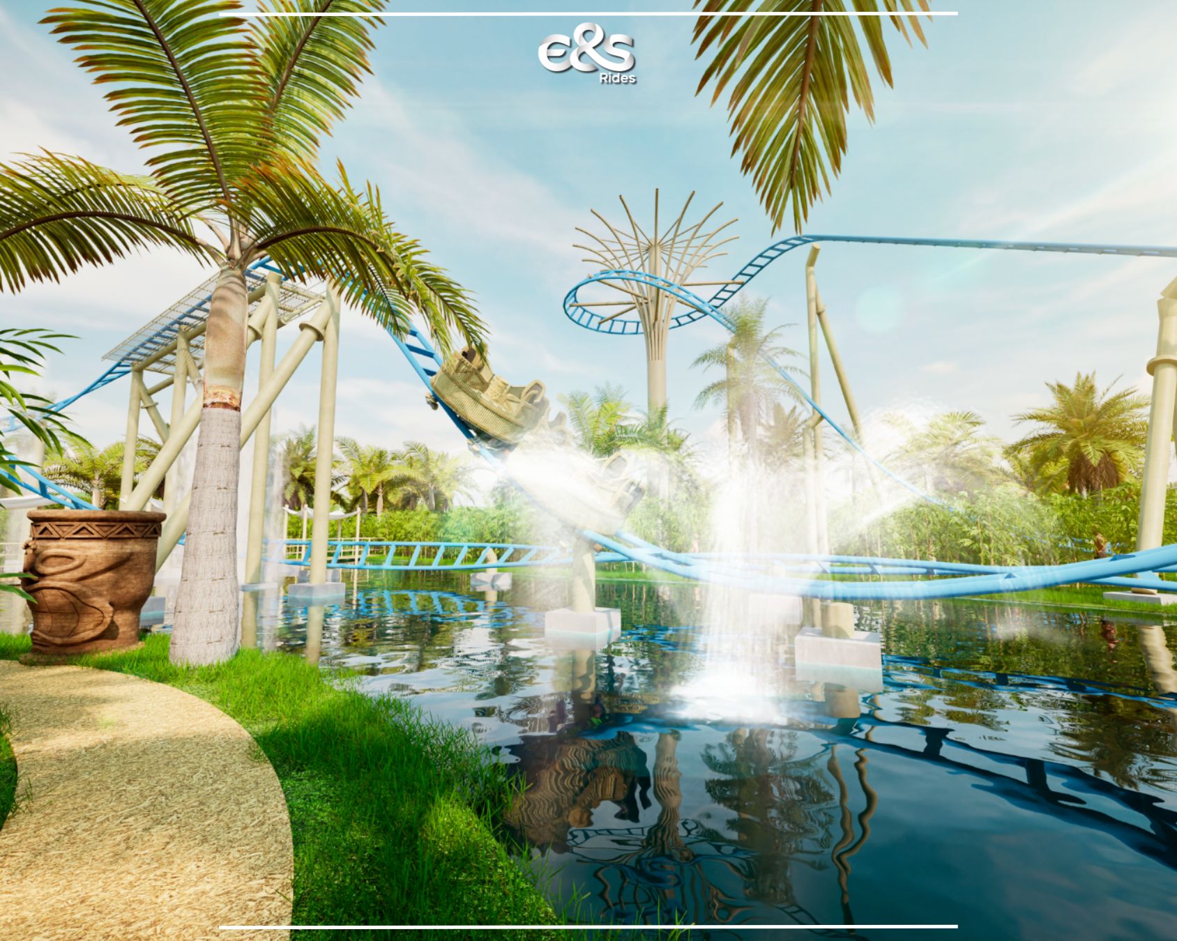 ParcsPassion's tweet card. Dévoilé lors de l'IAAPA Expo Europe 2025 à Barcelone, le Spinfinity Coaster Splash représente une première mondiale en fusionnant l'adrénaline d'une montagne russe avec le plaisir rafraîchissant...