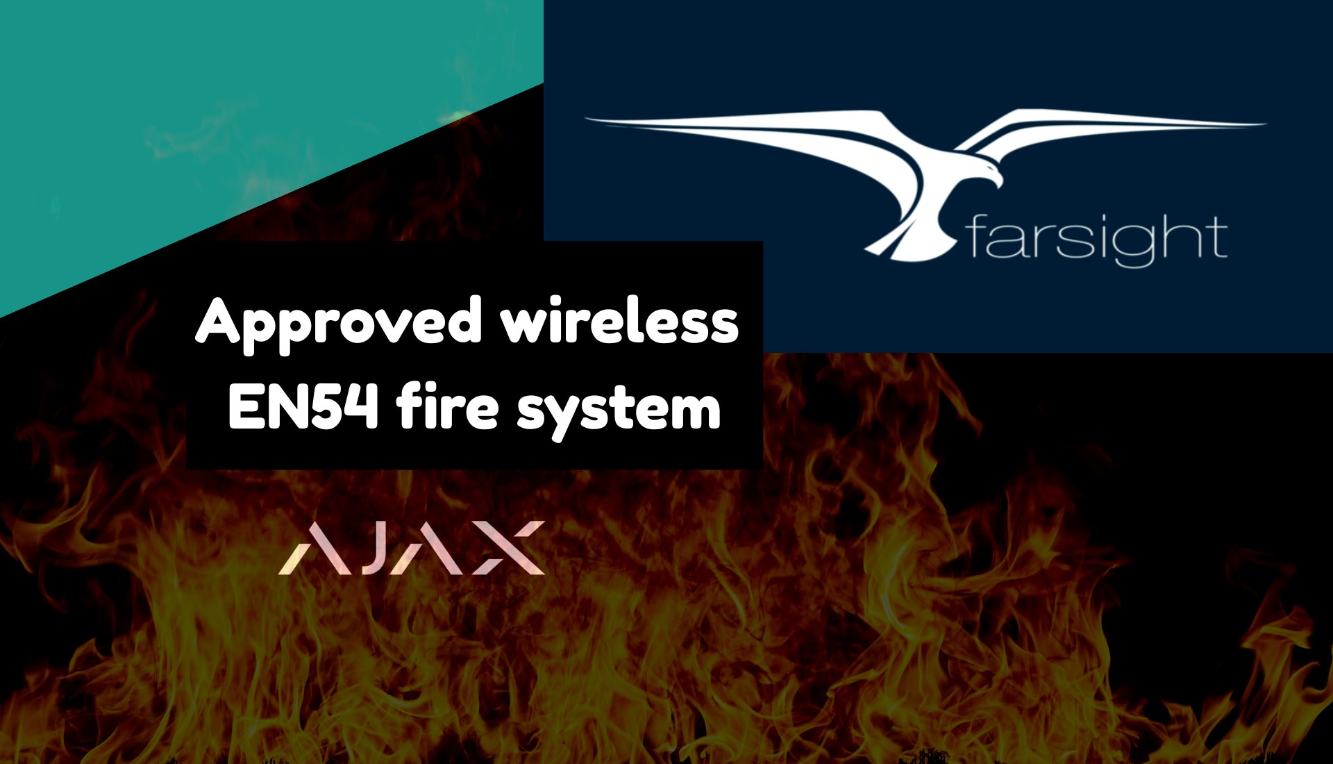 farsight_ltd's tweet card. Ajax Systems has launched its new EN54-certified wireless fire and life safety range — now fully compatible with Farsight’s remote monitoring platform.