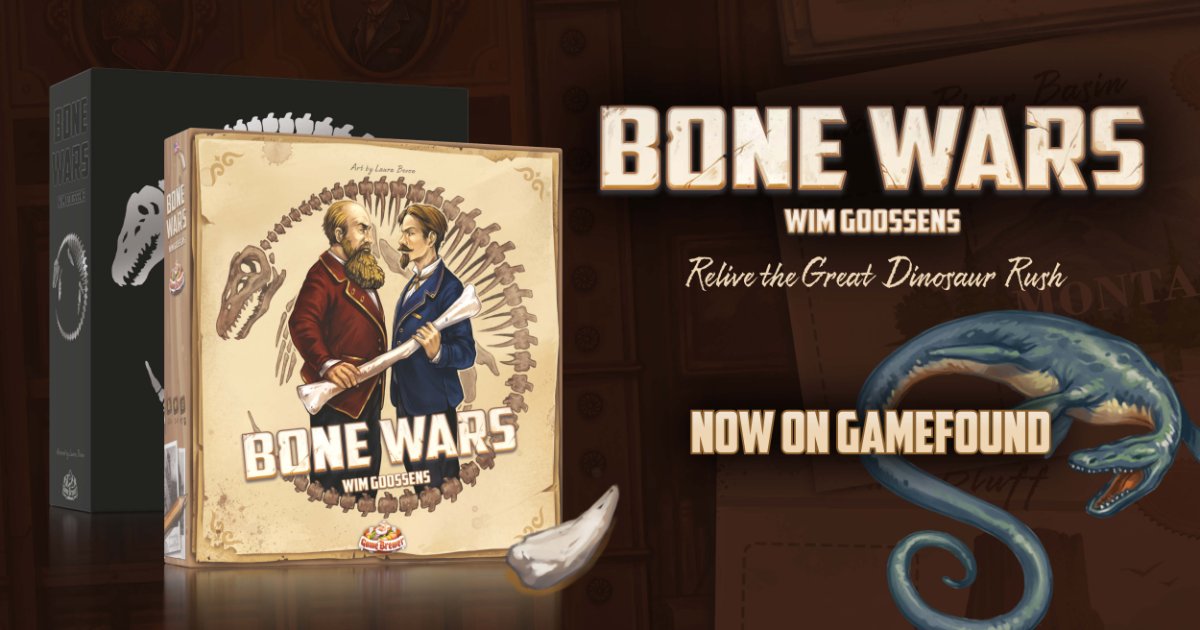 SplitableInf's tweet card. Travel back to the 19th century to relive the Great Dinosaur Rush. 1-4 Players take on the role of paleontologists that help out Edward Cope and Othniel Marsh in their discovery of dozens of new...