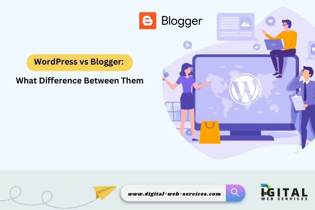 digitalwebservs's tweet card. WordPress vs Blogger: Discover the key differences between these popular blogging platforms and choose the best one for your needs.