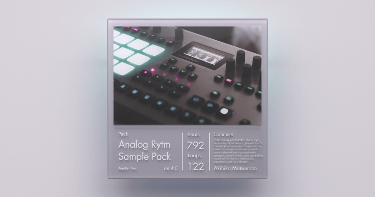 akihiko_japan's tweet card. In the world of modern drum synthesis, few machines have achieved the level of circuit-specific identity that the Elektron Analog Rytm embodies. It is not a sampler. It is not just an analog drum synt