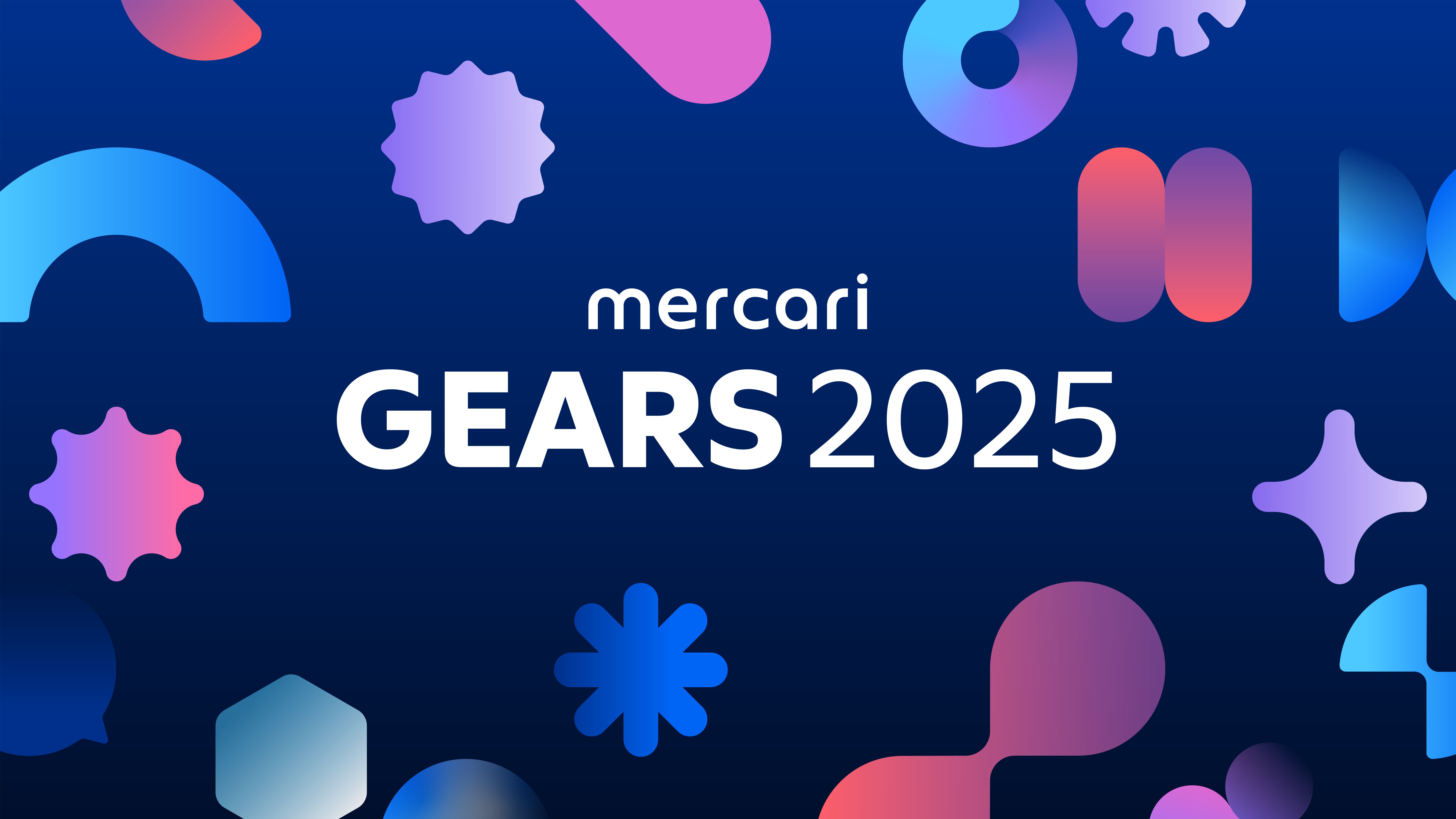 MercariGears's tweet card. mercari GEARS 2025は、メルカリグループのエンジニアリング組織の技術への挑戦と、カルチャーを体感する技術イベントです。2025年11月13日（木）開催。