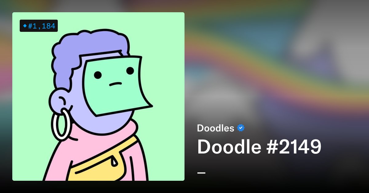 DoodleBotOS's tweet card. The collectibles that started it all. Doodles Original Collection features 10,000 characters created by Co-Founder and renowned artist, Burnt Toast. The generative art was designed with a joyful...