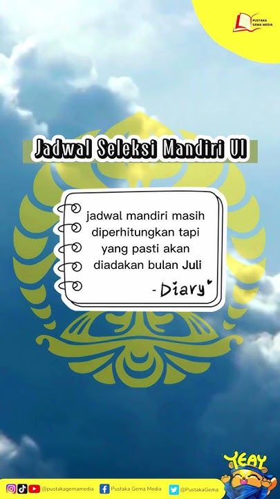 pustakagema's tweet card. INFO PENERIMAAN MAHASISWA BARU SELEKSI MANDIRI UI 🎓 2023 #shortsvi...