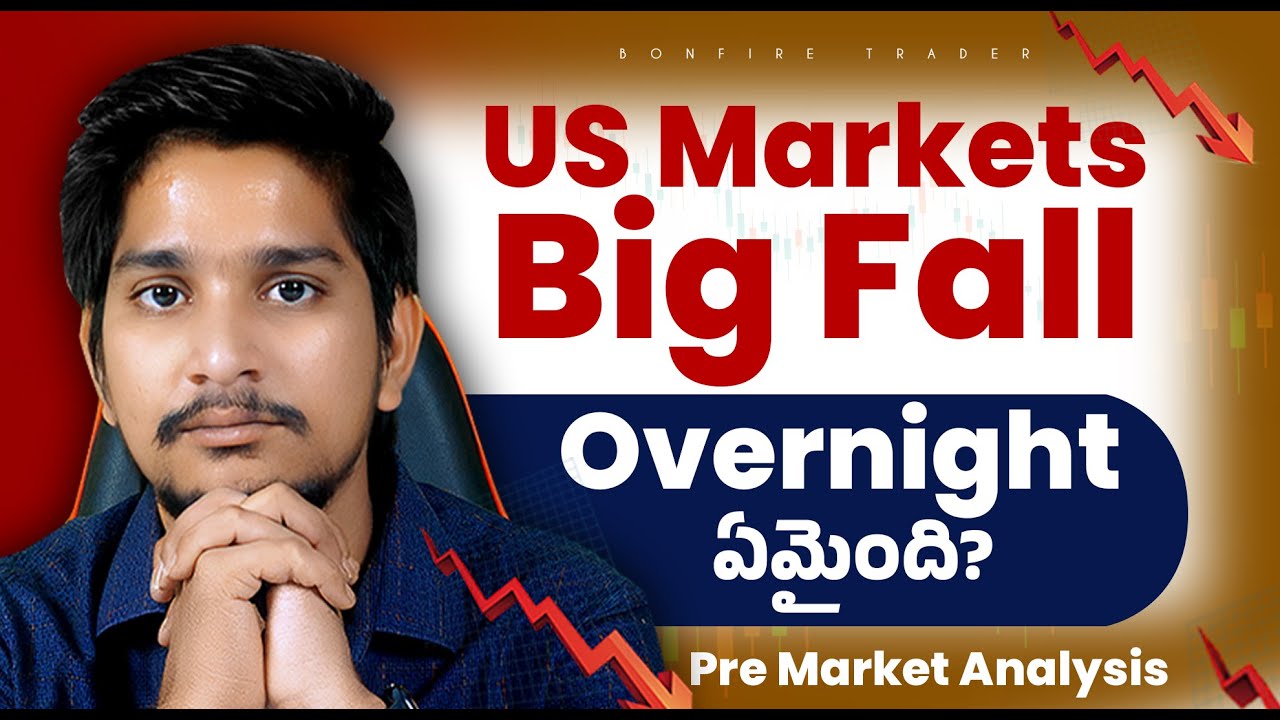 bonfiretrader19's tweet card. US Market Sell-Off Explained | Nifty Expiry Outlook | Bitcoin Trend |...