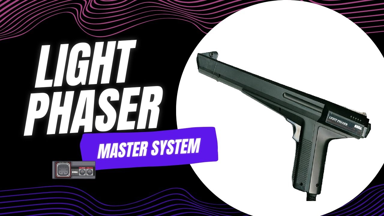 ClanConsolas's tweet card. PROBANDO la PISTOLA LIGHT PHASER de MASTER SYSTEM