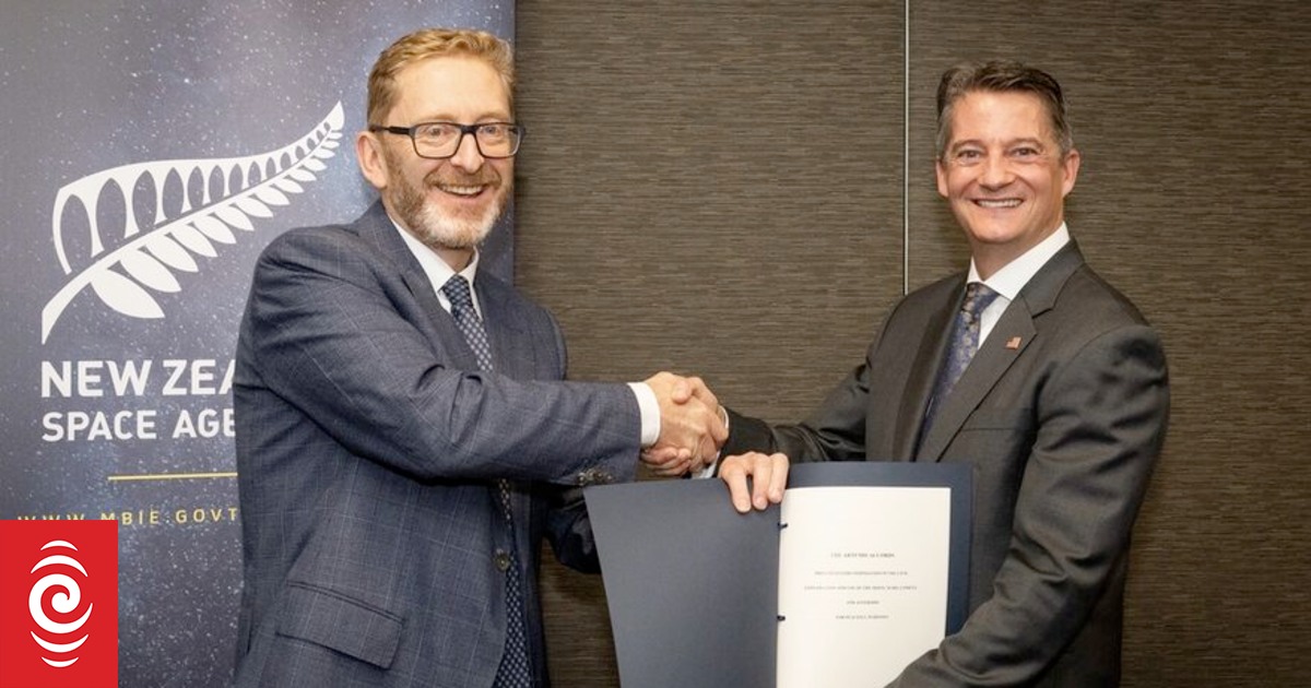 MrThomasGooch's tweet card. New Zealand has become the latest signatory to an international space agreement, but has made clear its particular concern is about ensuring the sustainability of space mining. The Artemis Accords...