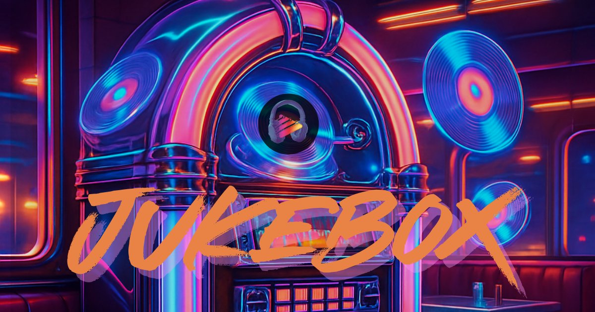 CreativeCrtv's tweet card. On-chain music. Tip artists directly. AI-powered playlists.