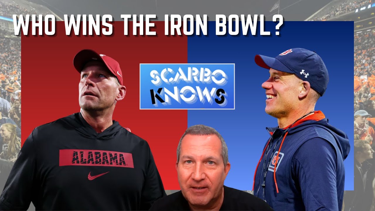 KevinScarbinsky's tweet card. Who wins the 2025 Iron Bowl? Scarbo Knows