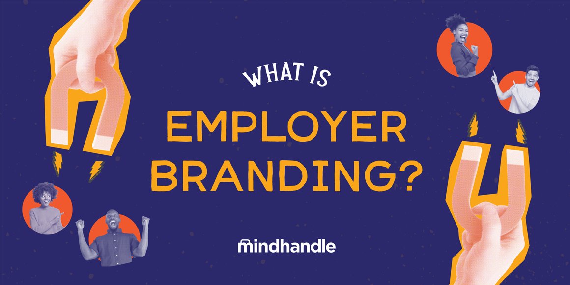 mindhandle's tweet card. Discover why employer branding matters and how to get started on your brand so your organization can attract and retain top talent.